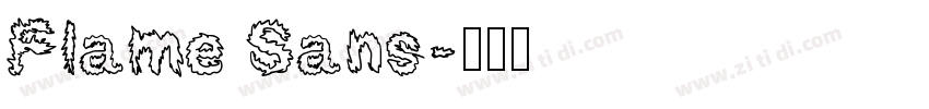 Flame Sans字体转换